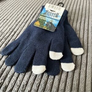 Rugged Frontier Navy Touchscreen Gloves
